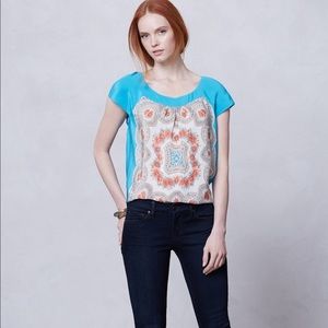 Moulinette Soeurs Cap sleeve silk top Size XS